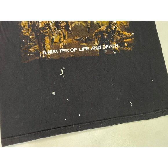 Iron Maiden A Matter Of Life Of Death Graphic T-shirt Women Medium Black Music - Picture 6 of 9